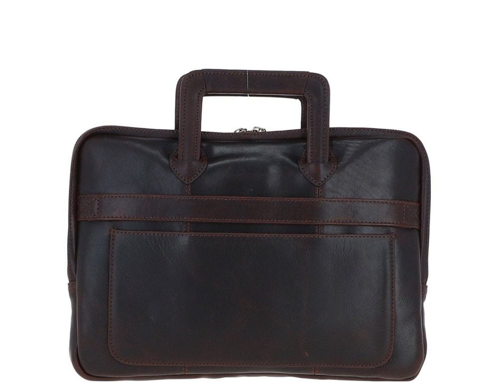 Сумка мужская для ноутбука 13 Ashwood PL45 Brown (Темно-коричневый) - Фото № 2