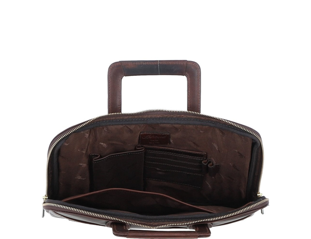 Сумка мужская для ноутбука 13 Ashwood PL45 Brown (Темно-коричневый) - Фото № 5