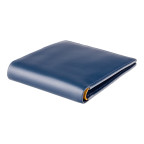 Синій чоловічий шкіряний портмоне Visconti PM101 BLUE/MUST Pablo c RFID (Blue Mustard) - Фотографія № 102