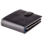 Чорний гаманець чоловічий Visconti PM102 BLK/BLUE Leonardo c RFID - Фотографія № 102