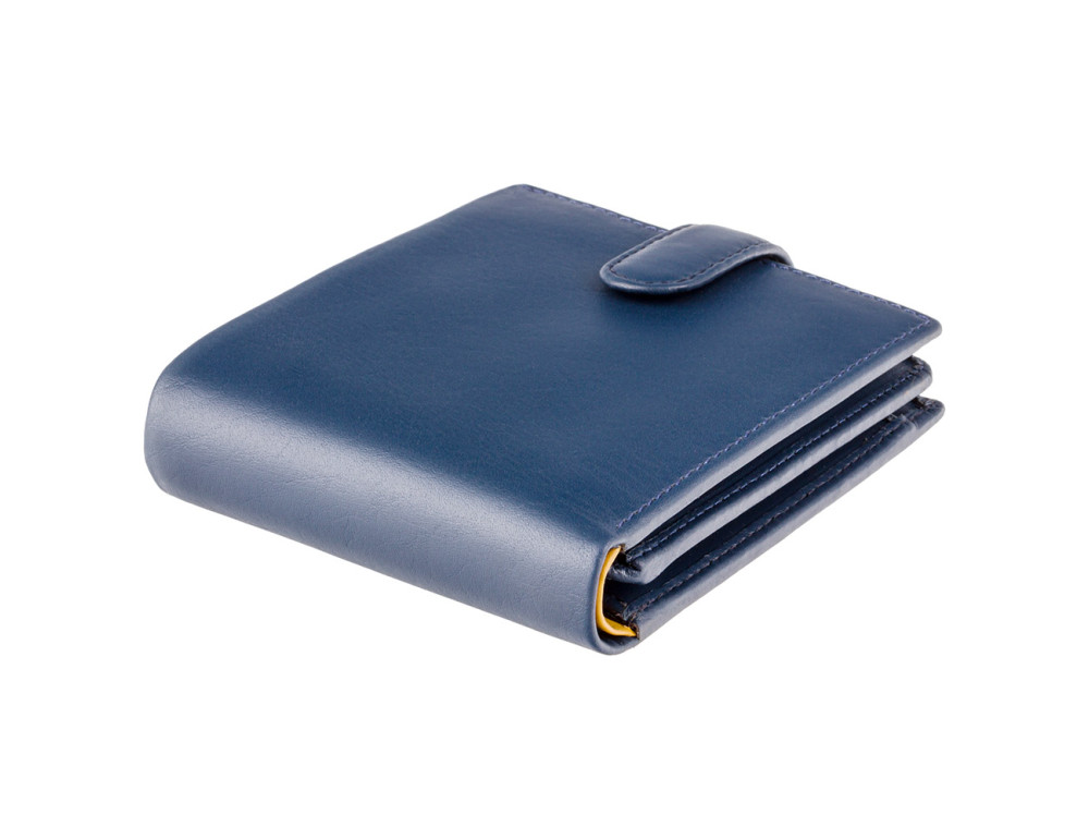Синій чоловічий портмоне Visconti PM102 BLUE/MUST Leonardo c RFID - Фотографія № 3