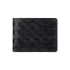 Мужской кошелёк из плетёной кожи Visconti PT105 BLK Rham Мужской кошелёк из плетёной кожи Visconti PT105 BLK Rham