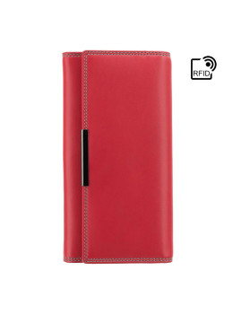 Красный женский кошелек из натуральной кожи Visconti R11 Red/Rhumba