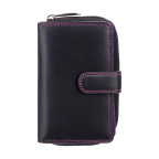 Стильний жіночий гаманець Visconti R13 BLK/BERRY  Carmelo c RFID (Black Berry) - Фотографія № 100