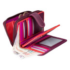 Фіолетовий жіночий гаманець Visconti R13 PLUM M Carmelo c RFID (Plum Multi) - Фотографія № 103