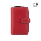 Червоний шкіряний гаманець жіночий Visconti R13 RED/RHUMBA Carmelo c RFID - Фотографія № 100