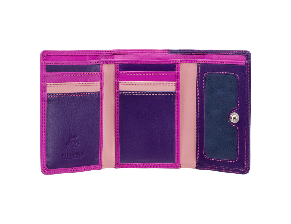 Жіночий гаманець фіолетового кольору Violet Visconti RB39 BERRY M Biola c RFID (Berry Multi) - Фотографія № 2
