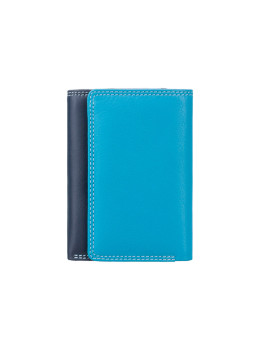 Голубой женский кошелёк Visconti RB39 BLUE M Biola c RFID (Blue Multi)
