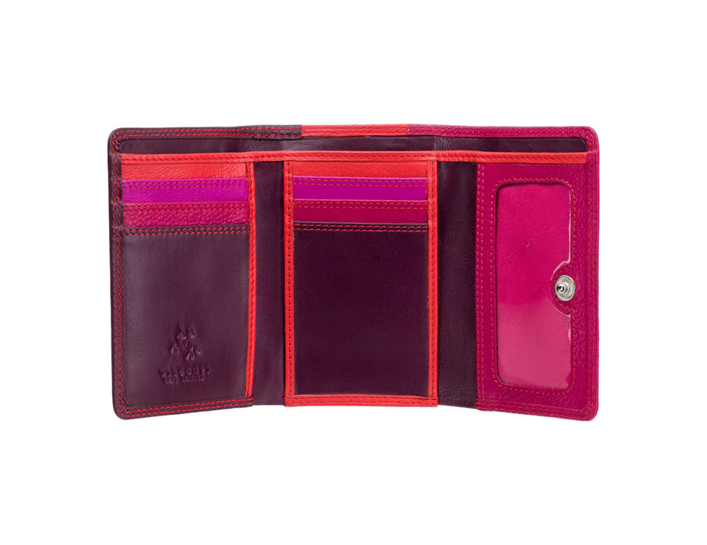 Рожевий жіночий гаманець Visconti RB39 PLUM M Biola c RFID (Plum Multi) - Фотографія № 2