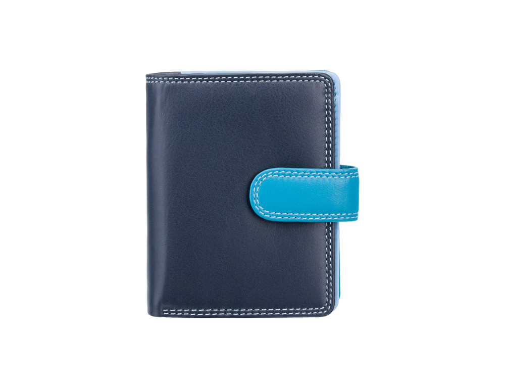 Блакитний гаманець жіночий Visconti RB40 BLUE M Bali c RFID (Blue Multi) - Фотографія № 1