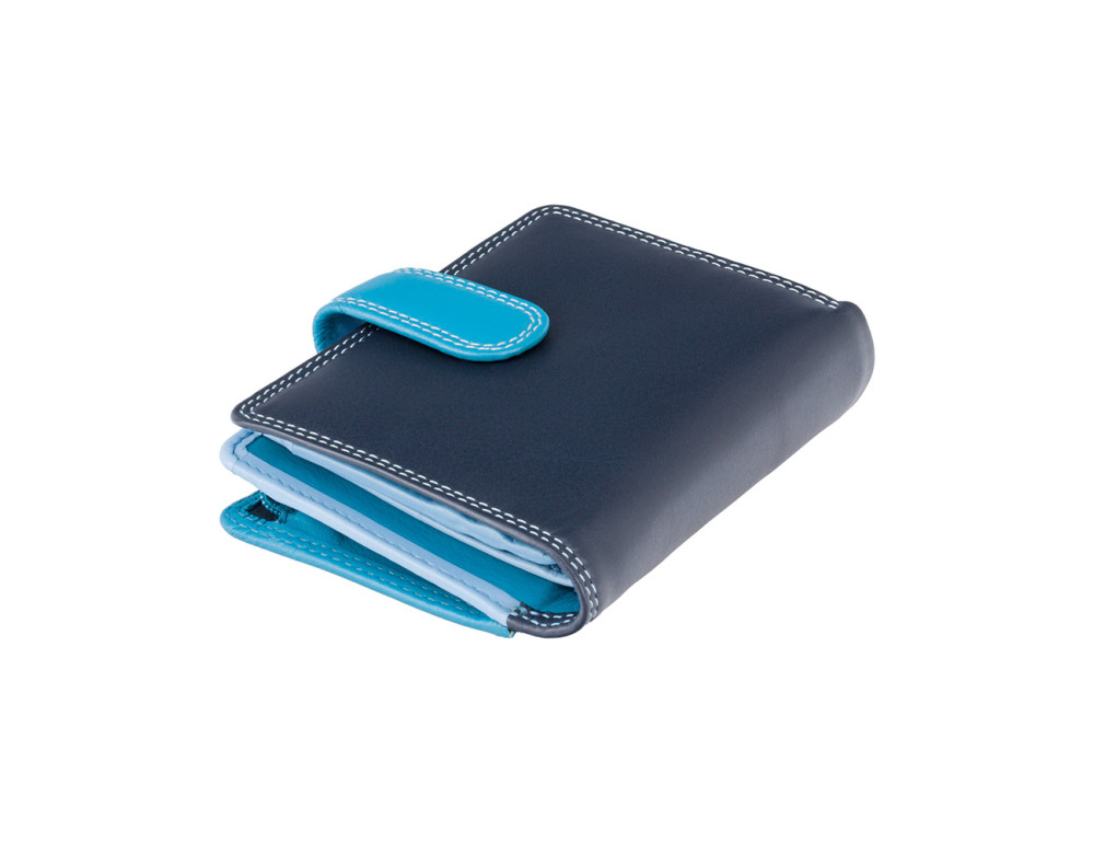 Блакитний гаманець жіночий Visconti RB40 BLUE M Bali c RFID (Blue Multi) - Фотографія № 3