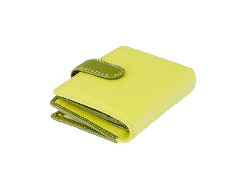 Зелений гаманець жіночий Visconti RB40 LIME M Bali c RFID (Lime Multi) - Фотографія № 3