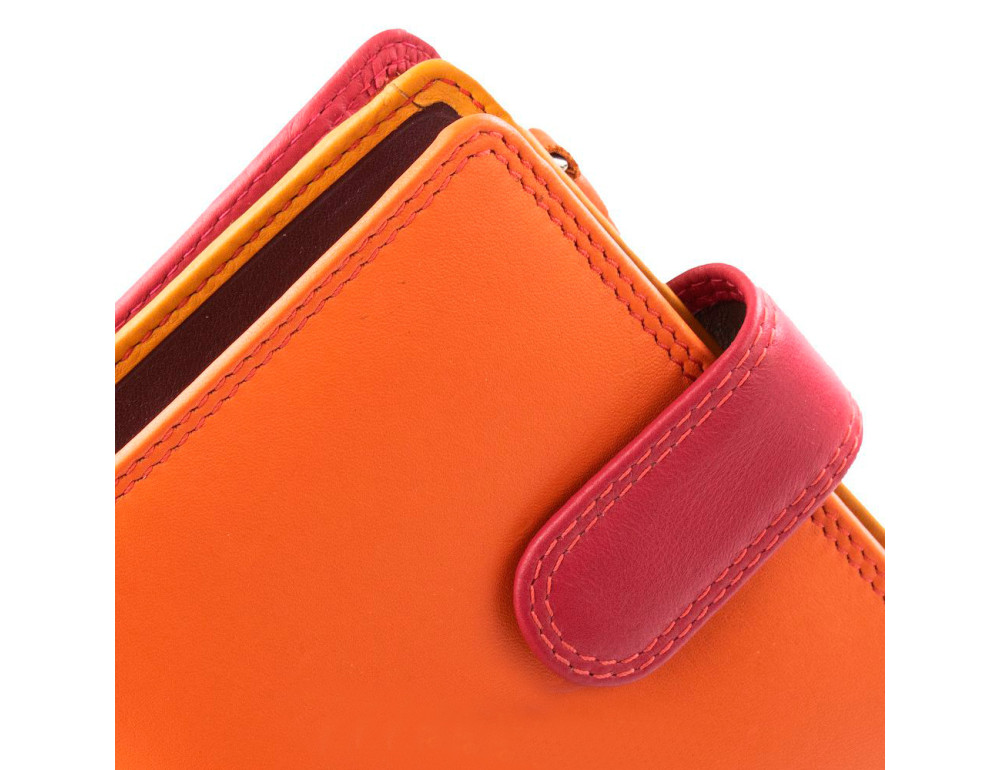 Помаранчевий жіночий гаманець Visconti RB40 ORG MULTI Bali c RFID (Orange Multi) - Фотографія № 4