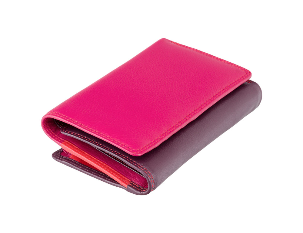 Гаманець жіночий рожевий Visconti RB43 PLUM M Bora c RFID (Plum Multi) - Фотографія № 3