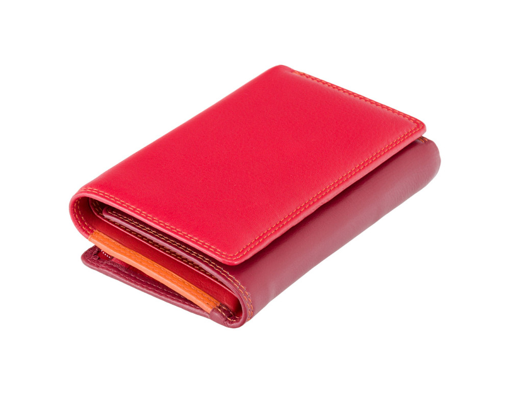Кошелек женский складной  Visconti RB43 RED M Bora c RFID (Red Multi) - Фото № 3