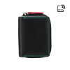 Чёрный женский кошелек Visconti RB53 BLK/RHUMBA c RFID