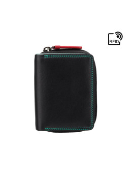 Чёрный женский кошелек Visconti RB53 BLK/RHUMBA c RFID