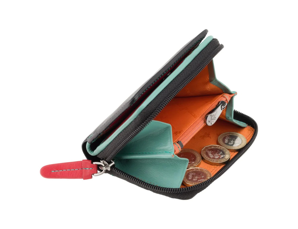 Чорний жіночий гаманець Visconti RB53 BLK/RHUMBA з RFID - Фотографія № 5