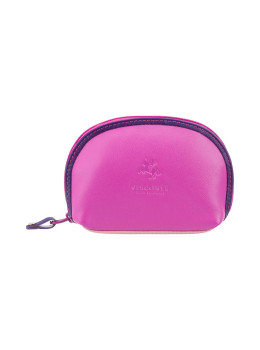 Розовая кожаная ключница Visconti RB63 BERRY M Malay (Berry Multi)