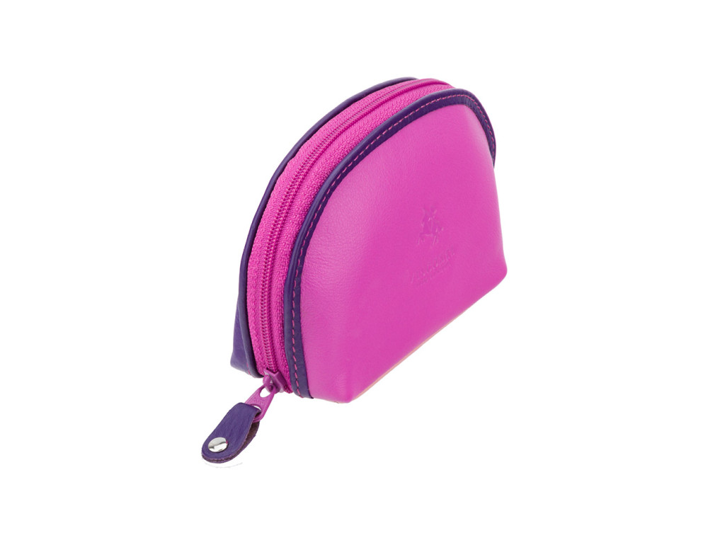 Розовая кожаная ключница Visconti RB63 BERRY M Malay (Berry Multi) - Фото № 3