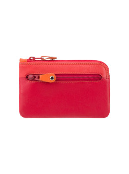 Кожаная ключница красного цвета Visconti RB69 RED M