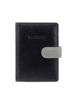 Обложка для паспорта Visconti RB75 BLK M Sumba (Black Multi)