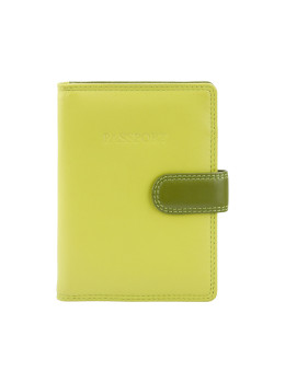Обложка для паспорта Visconti RB75 LIME M Sumba (Lime Multi)