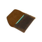 Коричневая кожаная визитница Visconti RW52 Akira (Oil Tan) - Фото № 104