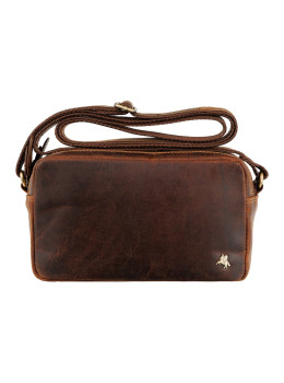 Кожаная сумочка через плечо Brooklyn Visconti  S40 OIL TAN