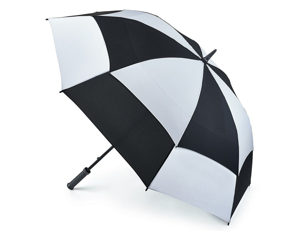 Парасолька-гольфер Fulton Stormshield S669-027875 Black White (Черно-Белый) - Фотографія № 1 Парасолька-гольфер Fulton Stormshield S669-027875 Black White (Черно-Белый) - Фотографія № 1
