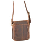 Коричнева шкіряна сумка через плече Visconti S7 OIL TAN Bag A5 - Фотографія № 102