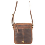 Коричнева шкіряна сумка через плече Visconti S7 OIL TAN Bag A5 - Фотографія № 103