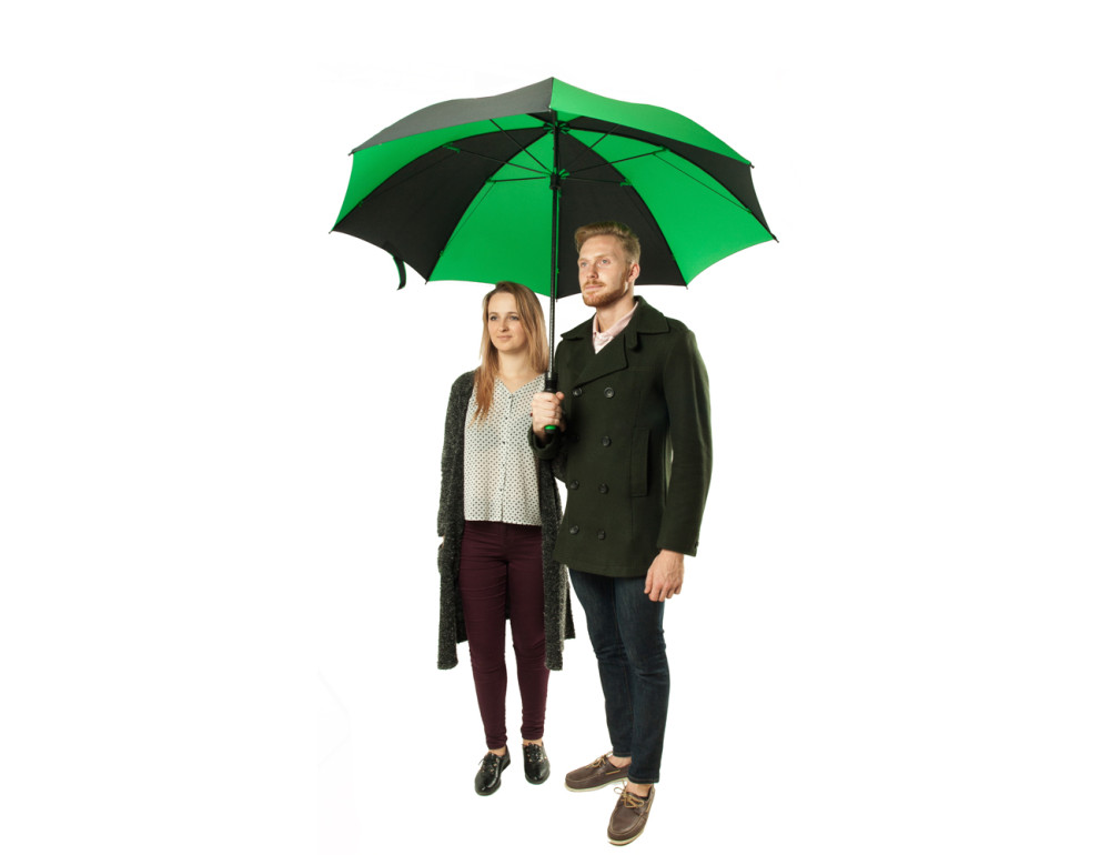 Парасолька-гольфер Fulton Cyclone S837 Black Green (Чорний/Зелений) - Фотографія № 2