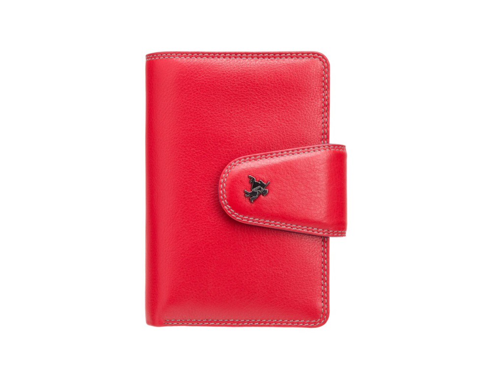 Червоний жіночий гаманець Visconti SP31 RED M Poppy c RFID - Фотографія № 1