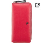 Стильний жіночий гаманець червоного кольору Visconti SP79 RED M Violet c RFID - Фотографія № 100