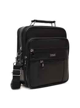 Чоловіча шкіряна сумка через плече Ricco Grande T13B.ZİK-black