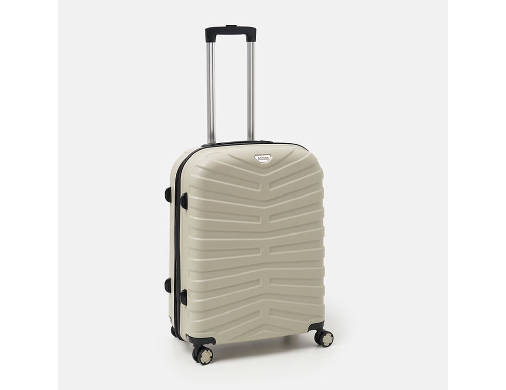 Чемодан средний 4 колеса Ricco Grande T15002cream-L - Фото № 4