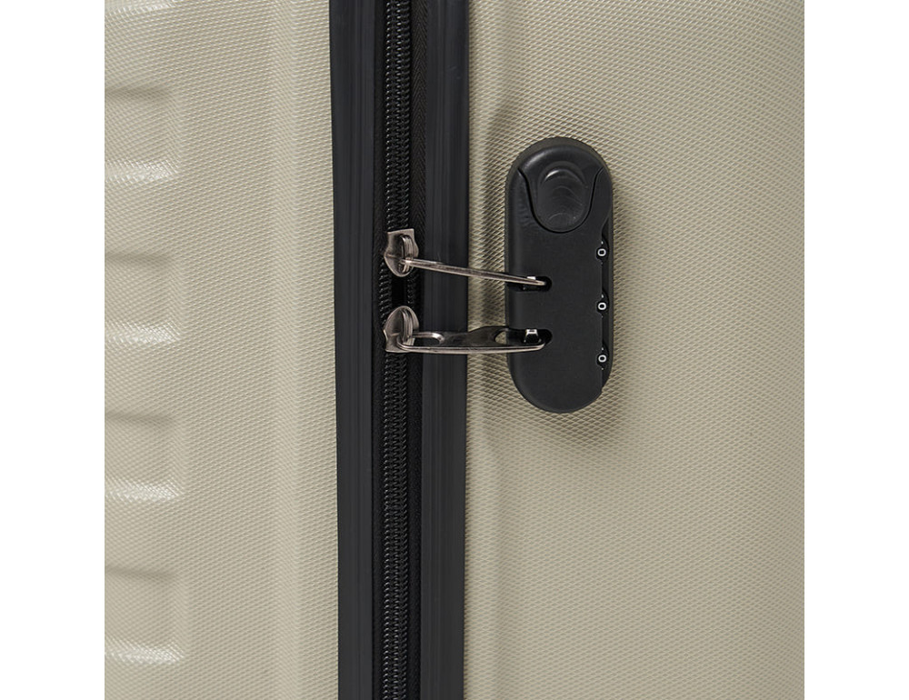 Чемодан маленький 4 колеса Ricco Grande T15002cream-M - Фото № 8