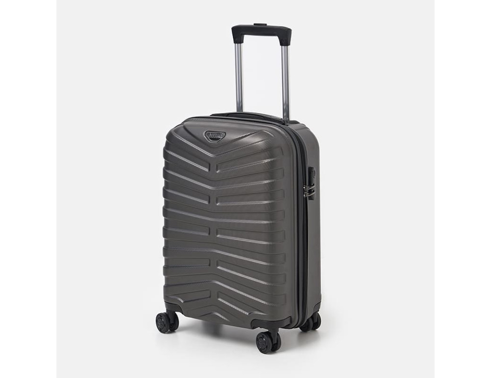 Чемодан маленький 4 колеса Ricco Grande T15002grey-M - Фото № 3