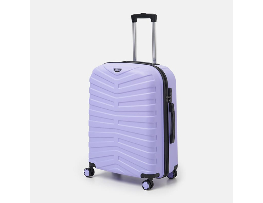Середня валіза на 4 колеса Ricco Grande T15002lilac-L (лілова) - Фотографія № 5
