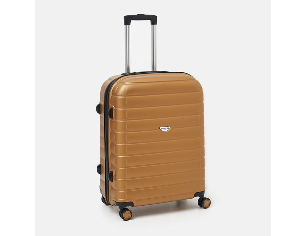Середній чемодан Ricco Grande T15003Gold-L (4 колеса) - Фотографія № 4