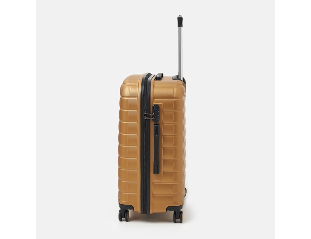Середній чемодан Ricco Grande T15003Gold-L (4 колеса) - Фотографія № 5