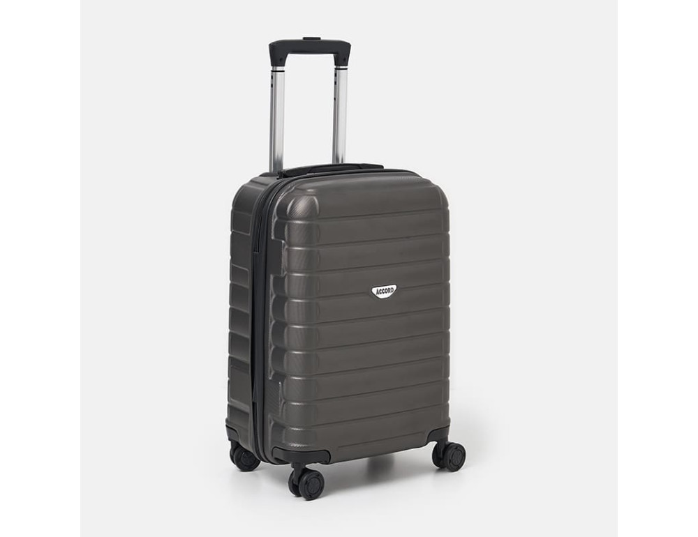 Чемодан маленький 4 колеса Ricco Grande T15003grey-M - Фото № 3