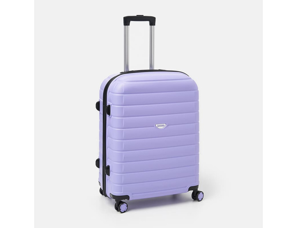 Валіза середня на 4 колесах Ricco Grande T15003lilac-L - Фотографія № 3