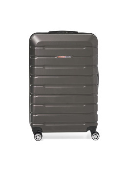 Чемодан средний 4 колеса Ricco Grande T1ABS500graphite-L