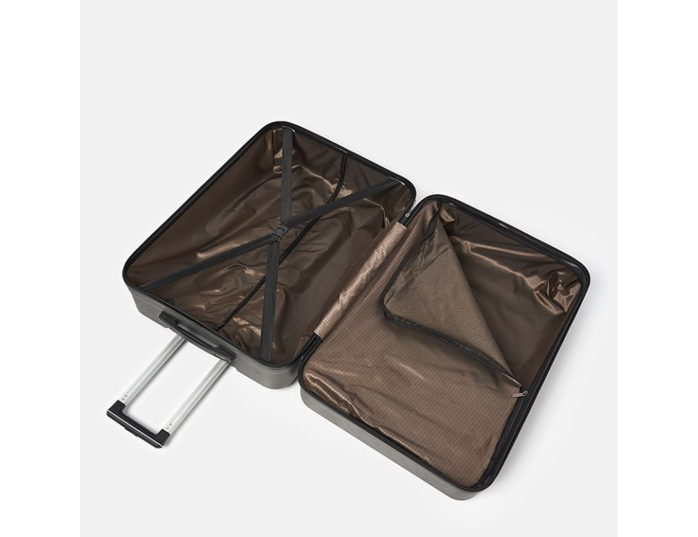 Чемодан большой 4 колеса Ricco Grande T1ABS500graphite-XL - Фото № 5