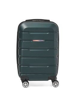 Чемодан маленький 4 колеса Ricco Grande T1ABS500green-M