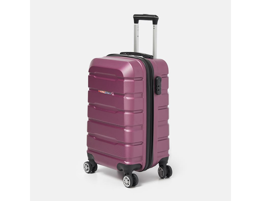 Маленька валіза на 4 колеса Ricco Grande T1ABS500purple-M - Фотографія № 4