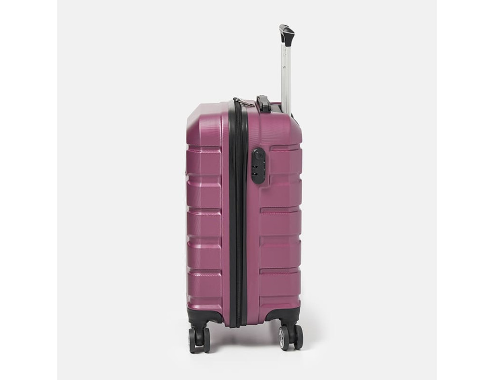 Маленька валіза на 4 колеса Ricco Grande T1ABS500purple-M - Фотографія № 5