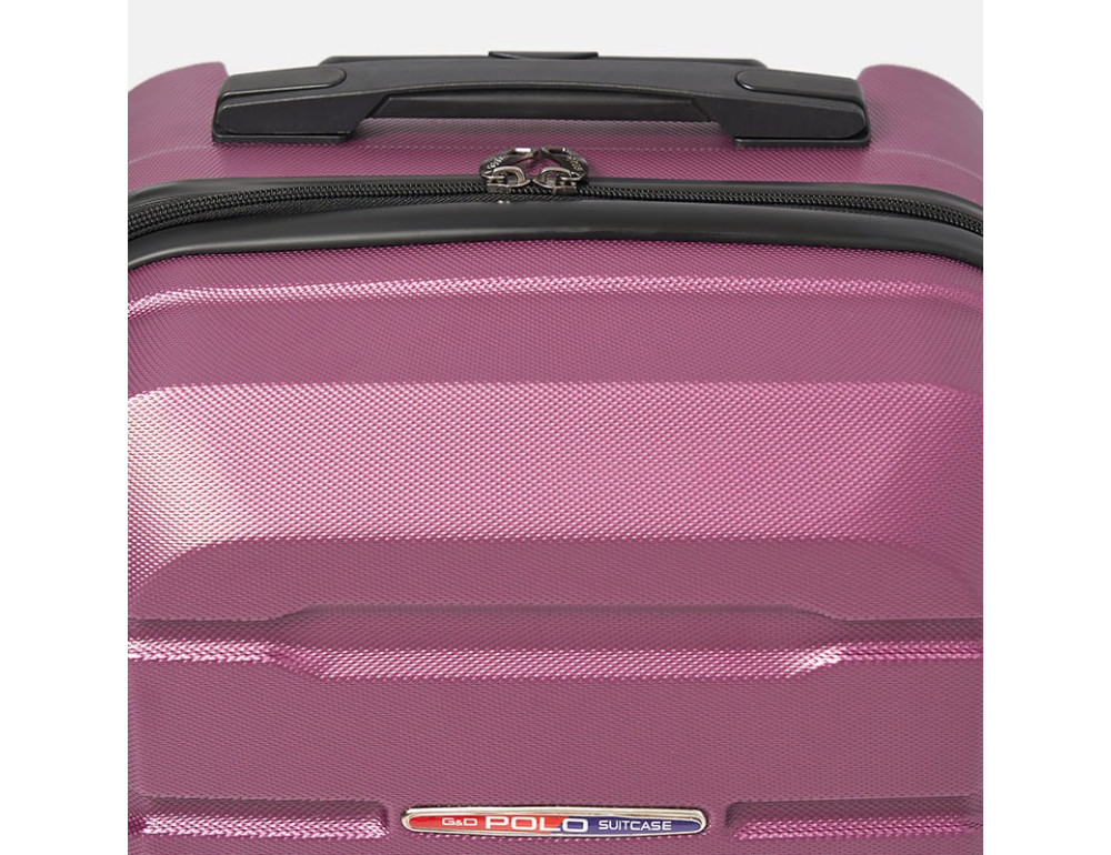 Маленька валіза на 4 колеса Ricco Grande T1ABS500purple-M - Фотографія № 8